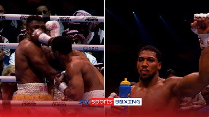 Anthony Joshua Scores Spectacular Knockout Victory Over Francis Ngannou