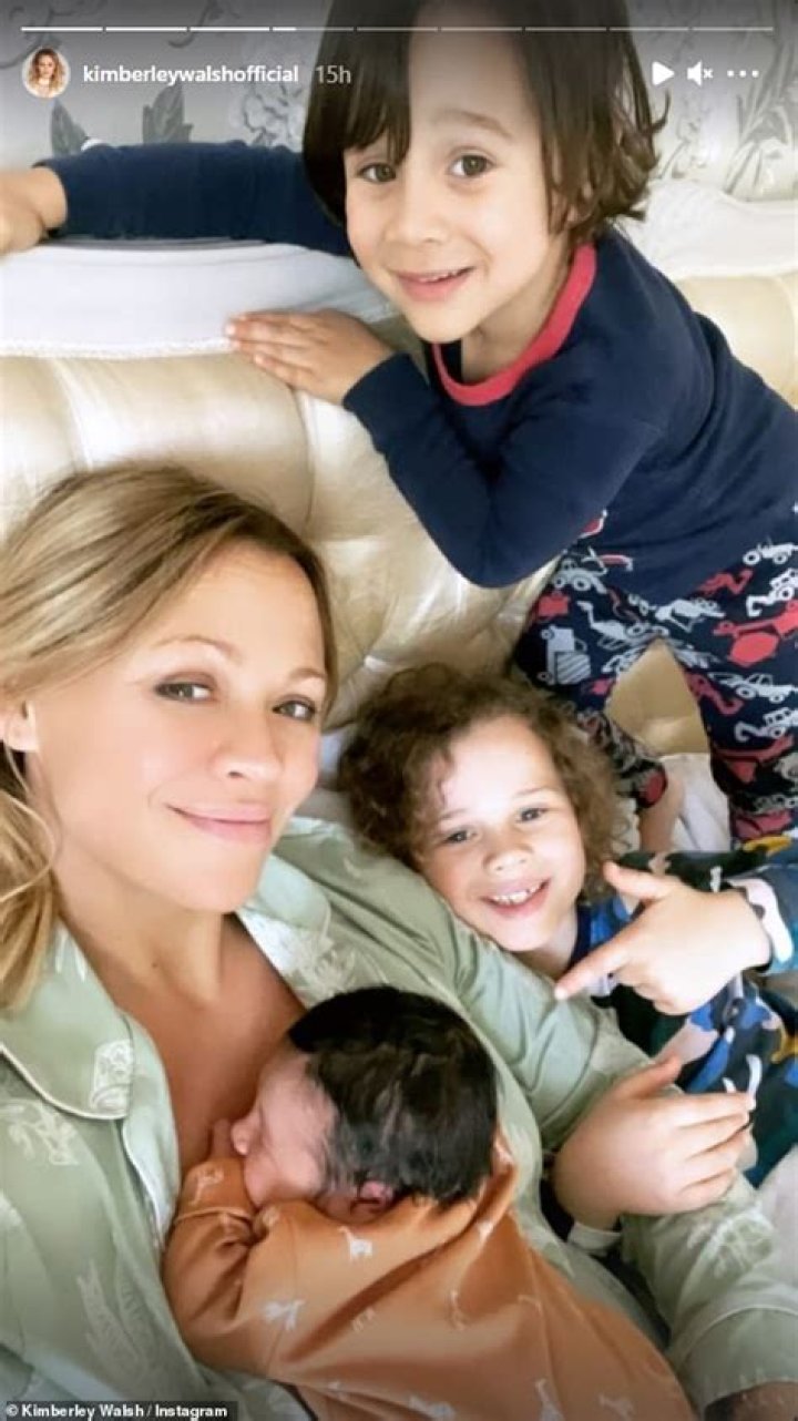 Cheryl shares adorable video of Kimberley Walsh's baby Bobby