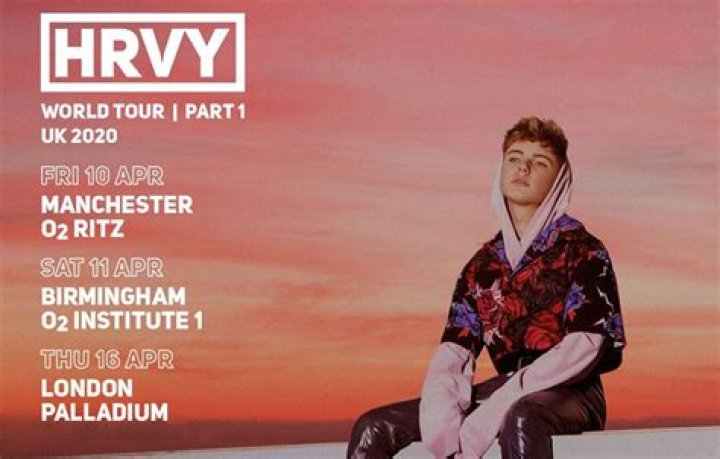 HRVY announces 2019 European Tour