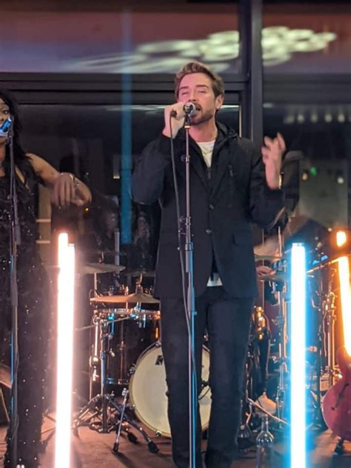 Kris James takes to the stage at debut album launch party in Liverpool