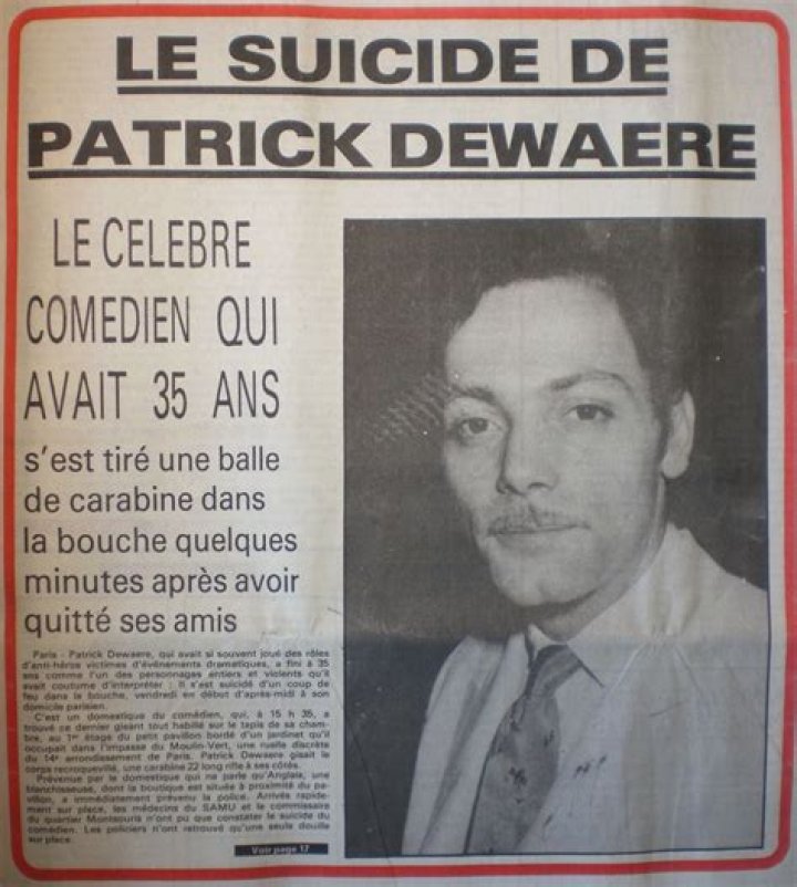 Patrick Dewaere Mort