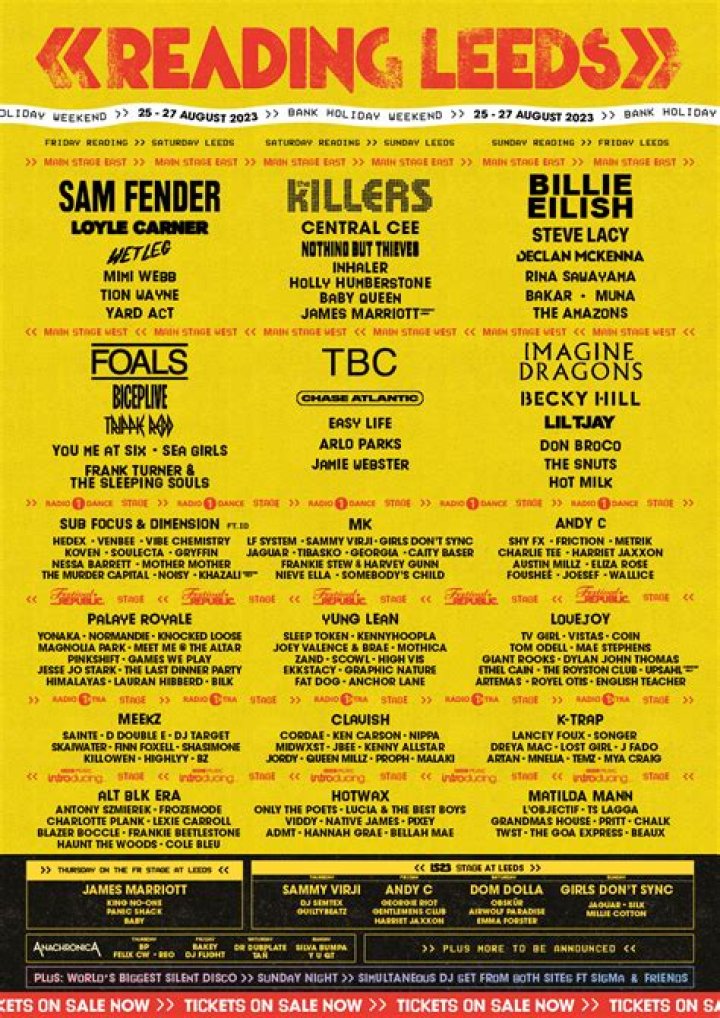 Reading and Leeds Festival 2017 Makes First Announcement