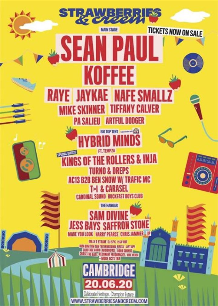 Strawberries and Creem Festival 2020 lineup announced