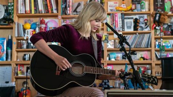 Taylor Swift Performs Acoustic Tiny Desk Concert For NPR
