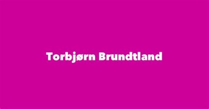 Torbjørn Brundtland