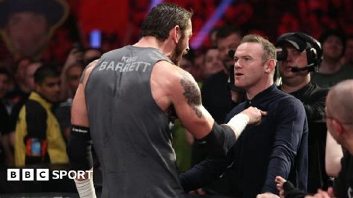 Wayne Rooney slaps WWE wrestler