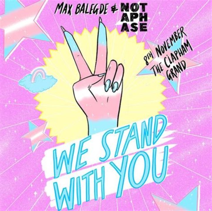 We Stand With You - line-up, tickets and times for Max Balegde's Clapham Grand fundraiser