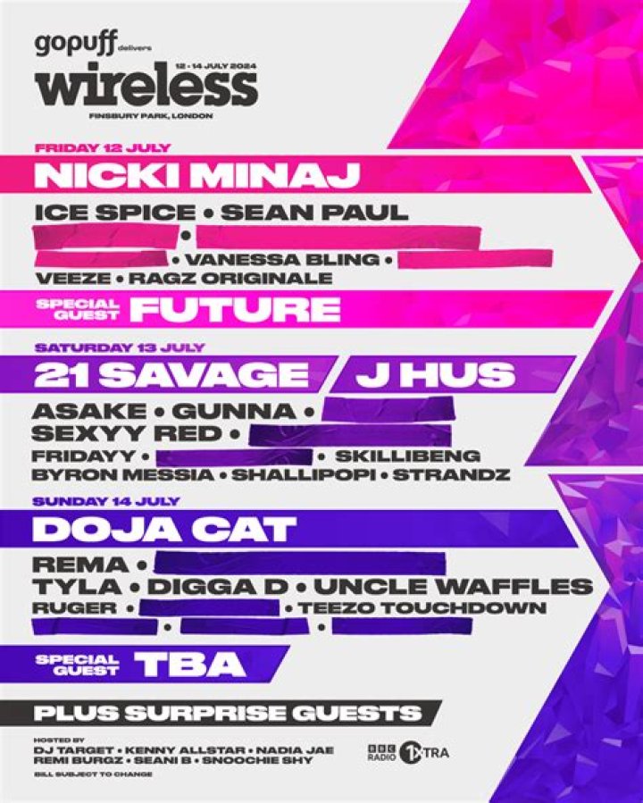 Wireless Festival 2019 lineup announced